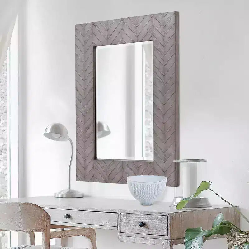 42"x42" Sunburst Iron Frame Wall Mirror: Modern Decor, No Assembly, Wall Mount