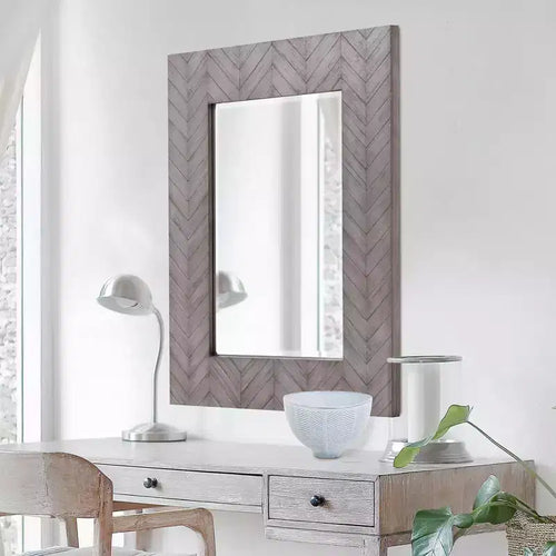 42"x42" Sunburst Iron Frame Wall Mirror: Modern Decor, No Assembly, Wall Mount