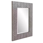 42"x42" Sunburst Iron Frame Wall Mirror: Modern Decor, No Assembly, Wall Mount