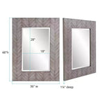 42"x42" Sunburst Iron Frame Wall Mirror: Modern Decor, No Assembly, Wall Mount