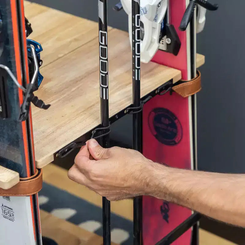 Ski Organizer | Holds 4 Pairs of Skis