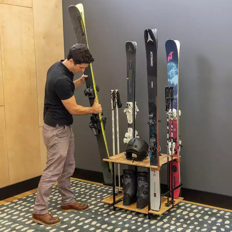 Ski Organizer | Holds 4 Pairs of Skis
