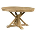 Retro Style Dining Table with Extendable Table and 4 Upholstered Chairs