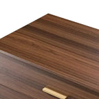 42 Chest 5-Drawers Dresser Accent Cabinet Walnut