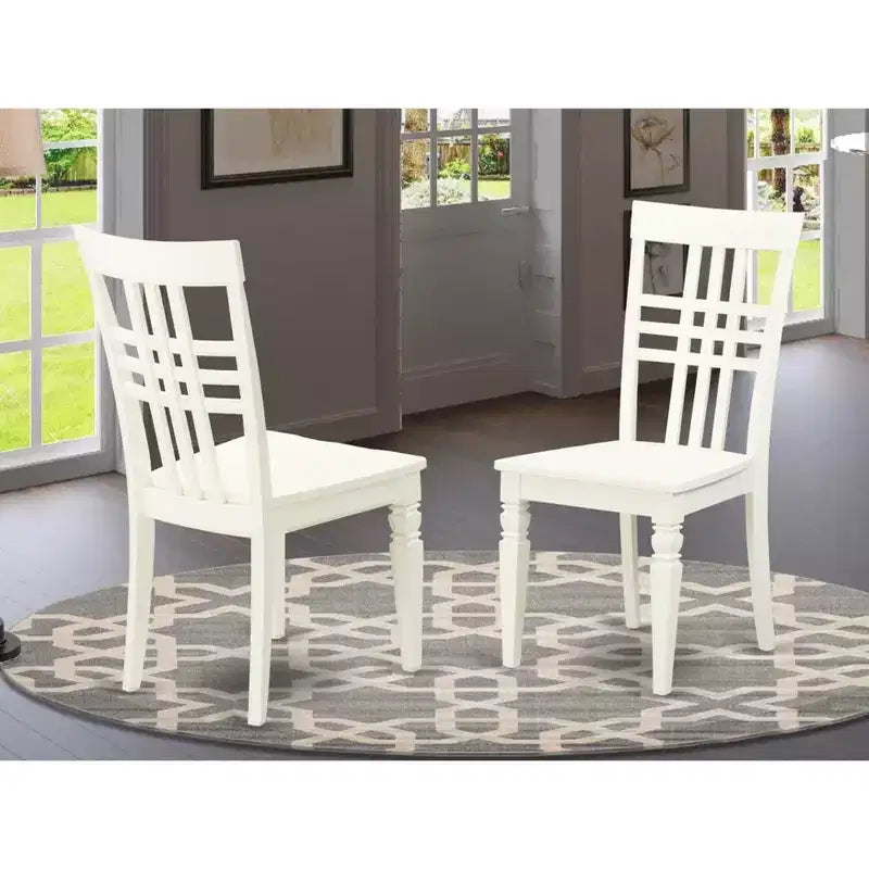 Beachy Beauty Dining Chair With Wood Seat - Linen