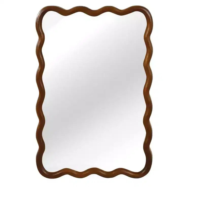 20 x 30 Rectangular Decorative Wall Mirror with Solid Wood Frame, Accent Vanity Mirror for Bathroom or Entryway
