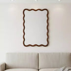20 x 30 Rectangular Decorative Wall Mirror with Solid Wood Frame, Accent Vanity Mirror for Bathroom or Entryway