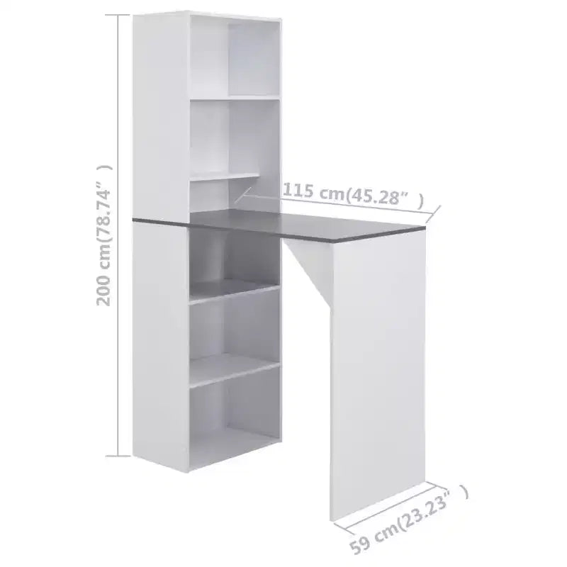 Bar Table Kitchen Pub Table Bistro Table for Dining Room with Cabinet