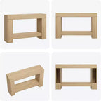 Rectangle Metal Table Top End Table 1-piece