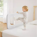 Toddler Bed Rail, Kids Beds Guard Rail with Reinforced Iron Pipe and Oxford Cloth, Adjustable Height Bed Side Railing, 1 Piece, Gray