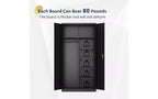 72 Heavy Duty Steel Wardrobe Cabinet with Lock - Metal Garage Storage Cabinet, Adjustable Shelves, Hanging Rod, Secure Closet Organizer