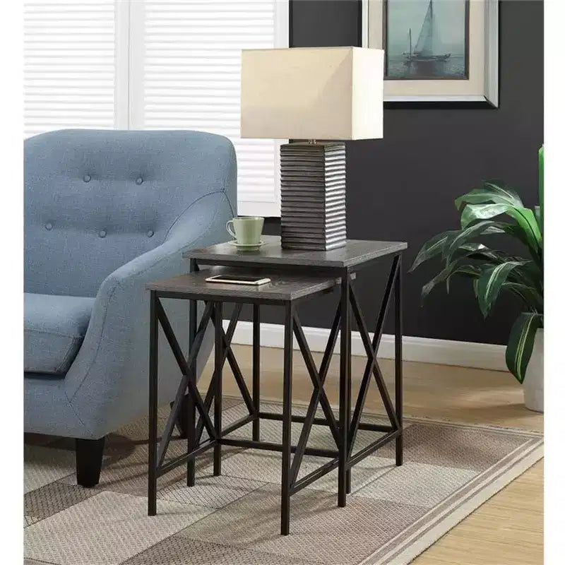 Rectangle Metal Table Top End Table 1-piece