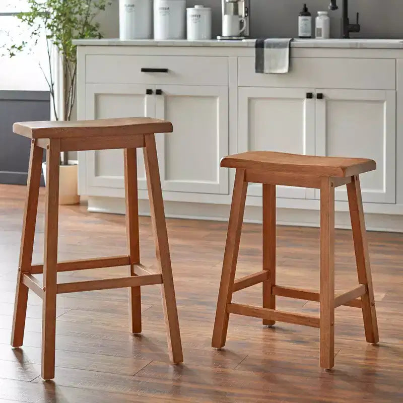 Marney Counter Height 24" Saddle Stool Driftwood