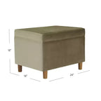 24" Storage Ottoman