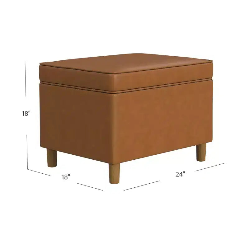 24" Storage Ottoman