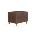 24" Storage Ottoman