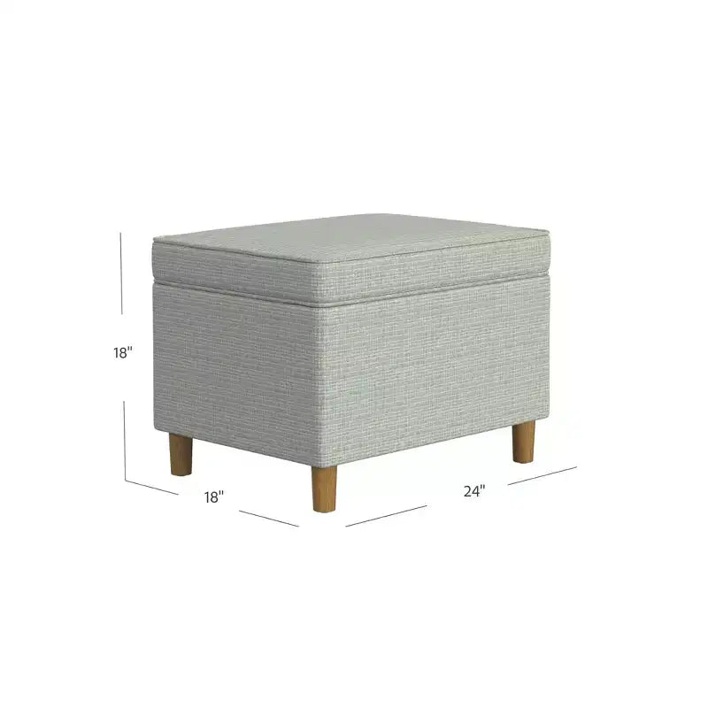 24" Storage Ottoman