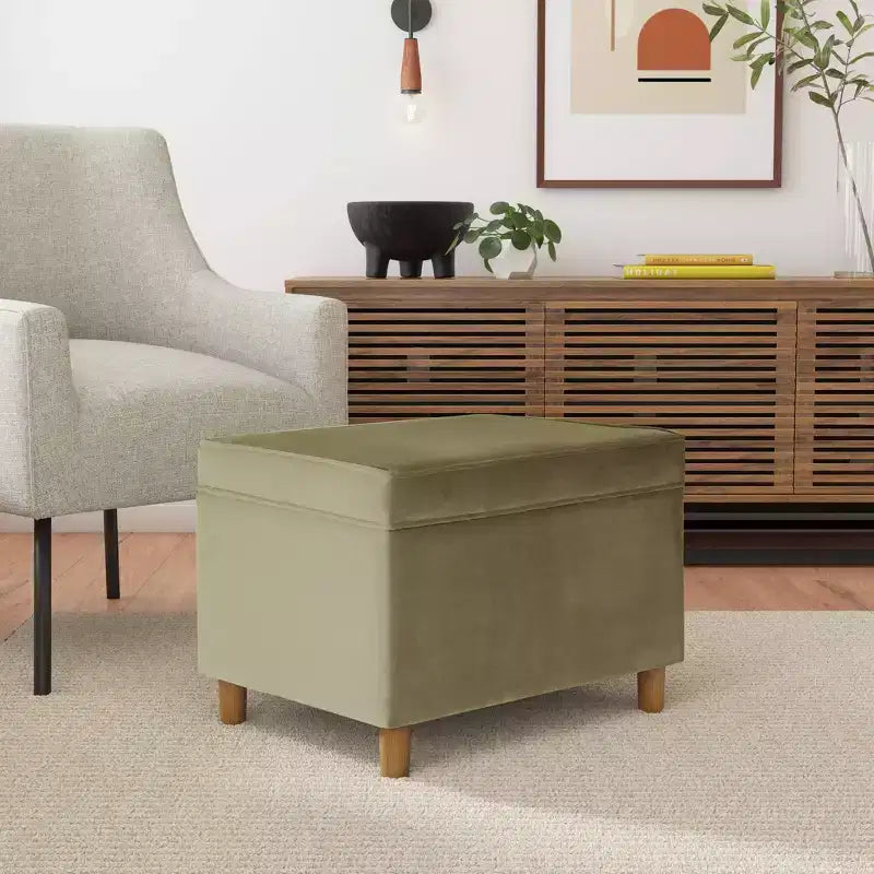 24" Storage Ottoman