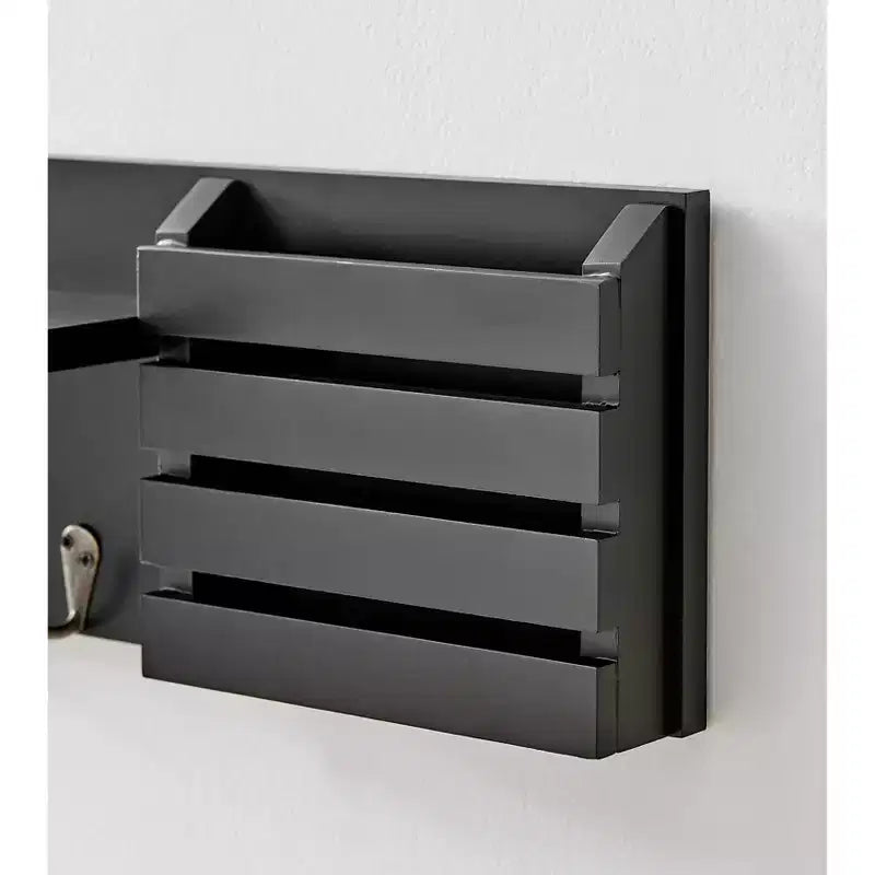 18 Utility Shelf with Pocket and Hanging Hooks