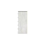 Casual Shawburn Chest of Drawers, Whitewash/Charcoal Gray