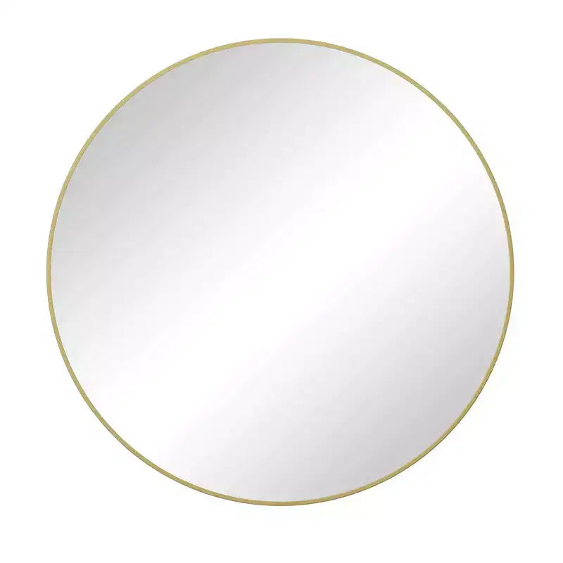Wall Mirror, 39 Inch/42 Inch Circular Home Decor Farmhouse Metal Framed Mirror, Round Vanity Dressing Mirrors